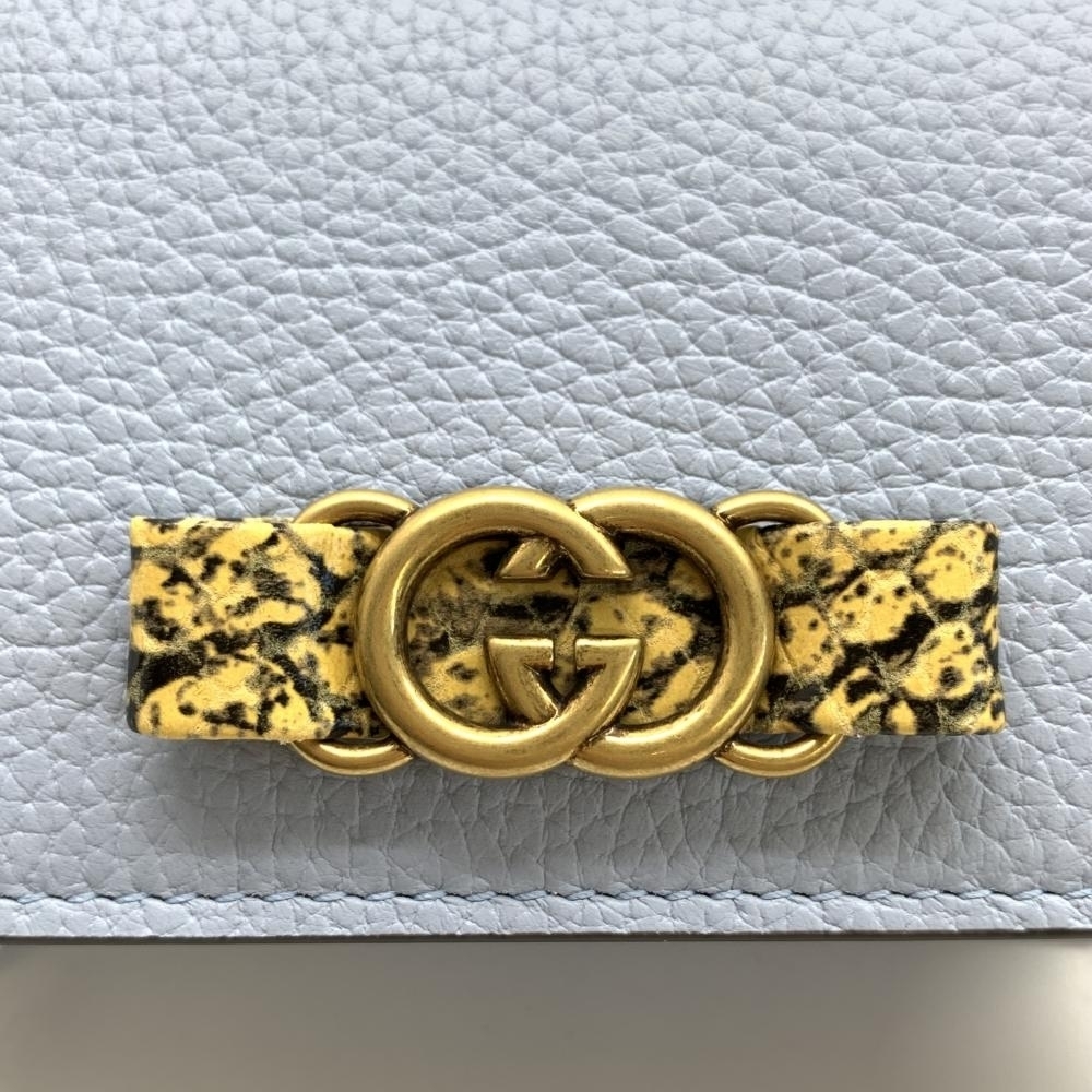 Gucci Interlocking G Python Bifold Wallet Light B… - image 6